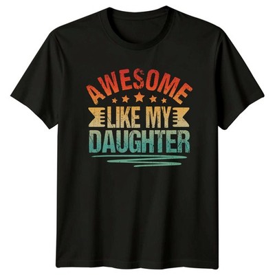 Awesome Like My Daughter Herren T-Shirt Vater Tochter Familie Vatertag
