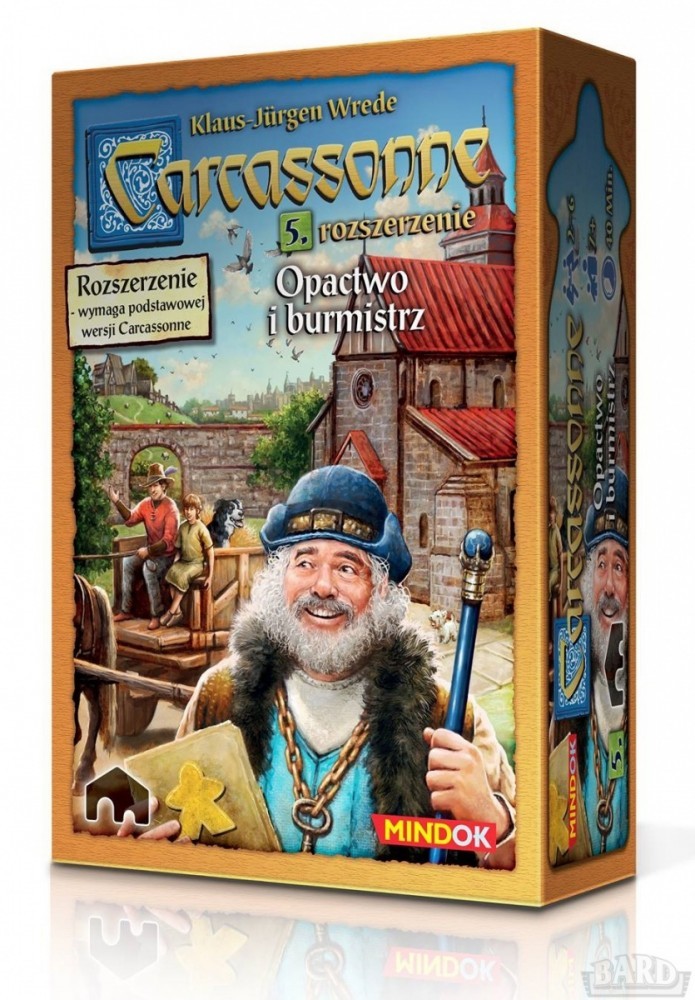 8595558307050 Игра Carcassonne PL 5. Аббатство и мэр, выпуск 2, Бард