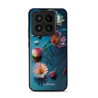 HandyhüLle FüR Xiaomi 15 Mobiwear Case Cover Schutz HüLle Etui HüLle Blau-Blumig