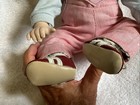 Unbranded Kids Pink White Overalls Porcelain Doll — photo 7