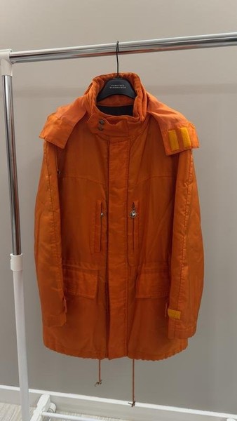 Women Moschino Jeans Parka Orange 38 / M / 46