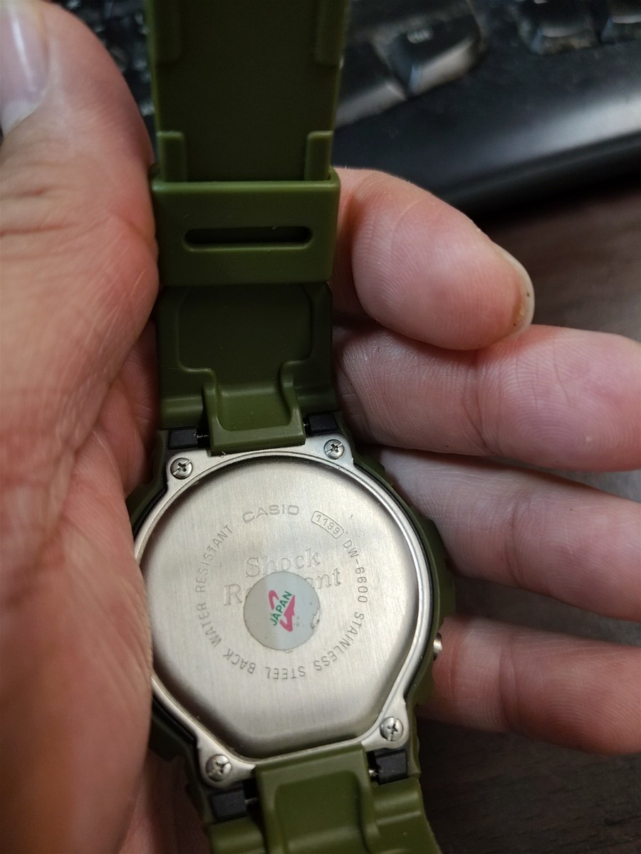 CASIO カシオ　G-SHOCK DW-6600B アメリカンスナイパー　美品 Casio G-Shock DW-6600 army livery ,belonging to American Sniper