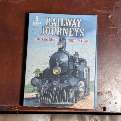 Railway Journeys Vanishing Age of Steam DVD 5-Disc Set Bonus Content Digipak