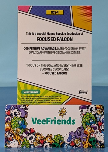 VeeFriends Focused Falcon MANGA SPECKLE SP @ THE COLLECTOR'S TABLE - Bild 3 von 3