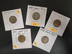 Lot of 5 Vintage Wheat Cents (1914, 1915, 1916, 1917, 1918)