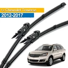 X2 Front Windshield Flat Wiper Blades For Chevrolet Traverse 2012-2017 24" + 21"