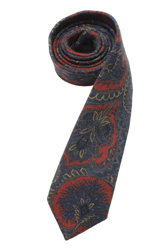 Cravate Homme Vintage Multicolore - Occasion, Polyester, Style Classique