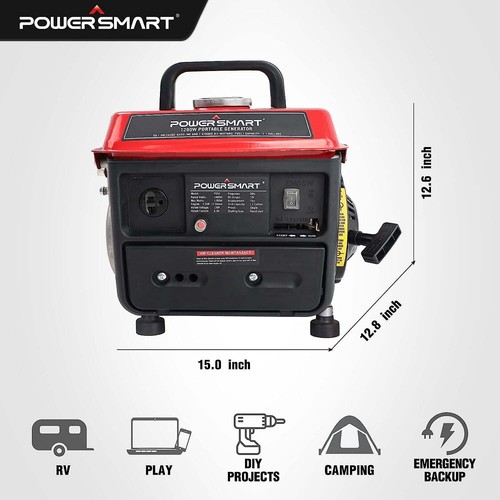 PowerSmart 1200W Gas Kraftstoff Generator Tragbar Inverter für Camping Outdoor, Low N - Bild 7 von 10