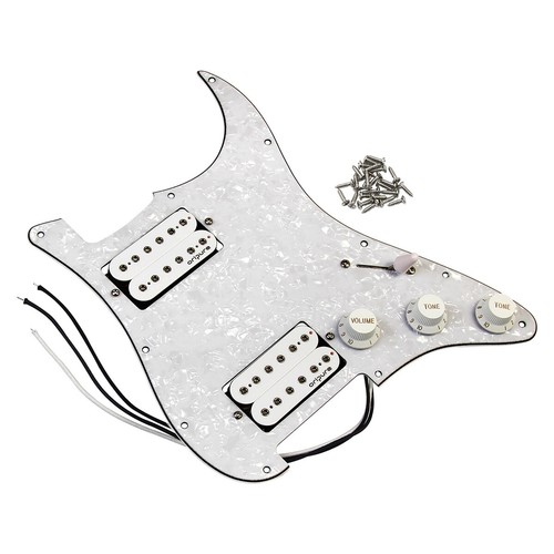 OriPure OLD-HH Alnico 5 geladenes Gitarren-Schlagbrett für FD ST HH E-Gitarre - Bild 23 von 39