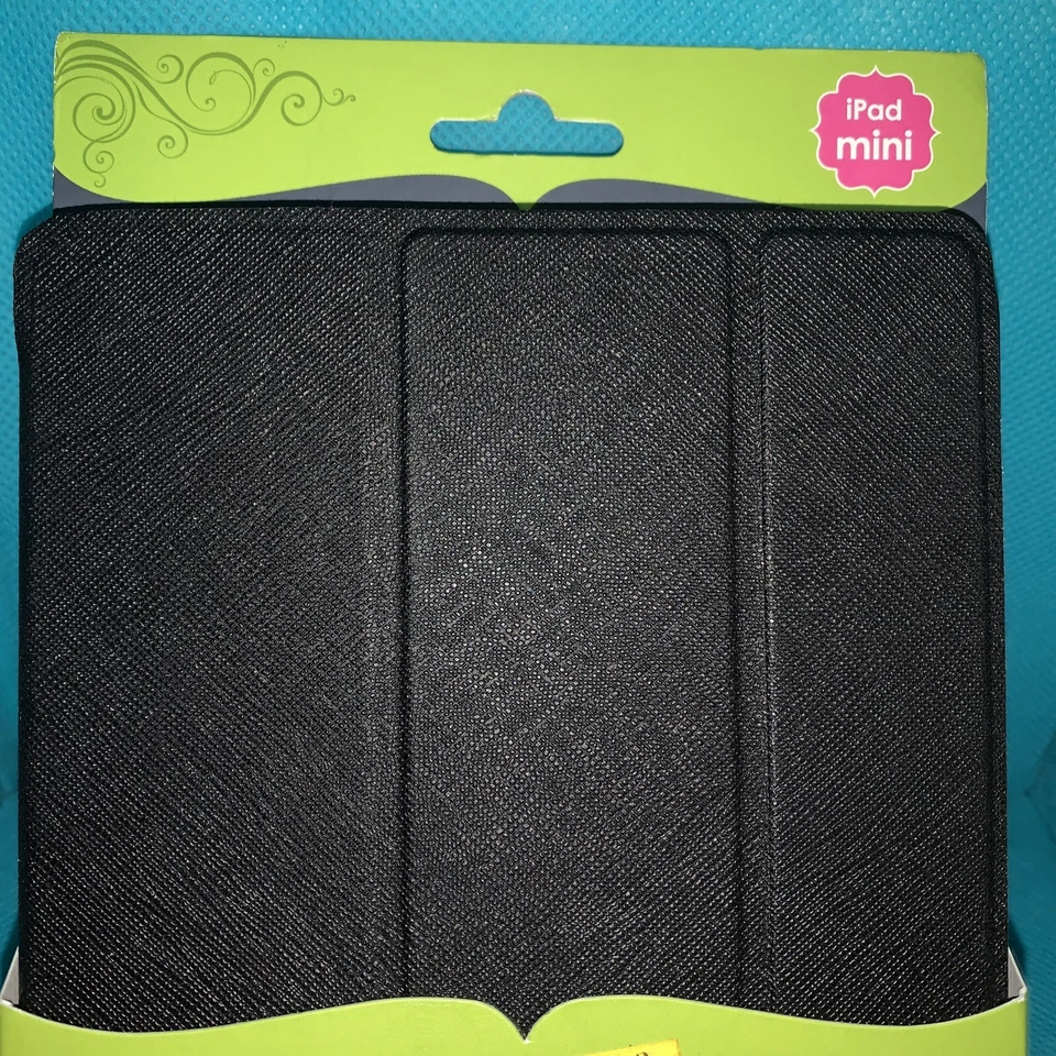 New Elibrium / Claire Bella iPad Mini Case- Style 365 Design Folio BLACK #C2 - Image 3 of 4