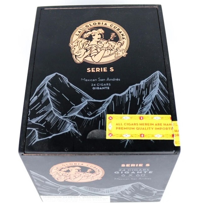 La Gloria Cubana Gigante Serie S Empty Wood Cigar Box 6.5" x 5" x 5.25"