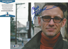 CHUCK PALAHNIUK FIGHT CLUB AUTHOR SIGNED 8x10 PHOTO 2 PROOF BECKETT BAS COA