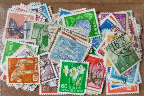 JAPAN STAMP COLLECTION PACKET of 100 DIFFERENT Mostly Used NICE SELECTION