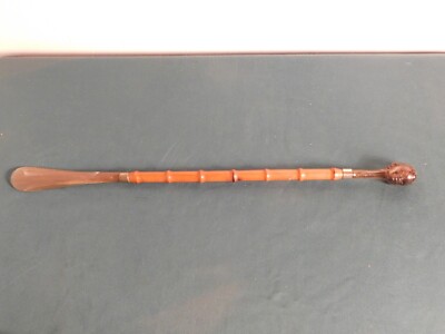 Schuhlffel aus Bambus mit Afrikanischem Gesicht! wohl 60er/70er Jahre |  eBay.de