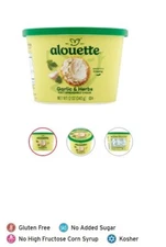 Alouette Garlic and Herb Spread, 12 oz- 2 Pack
