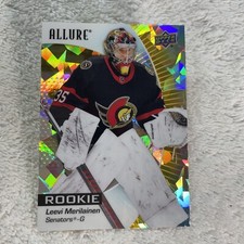 Leevi Merilainen Ottawa Senators 2023-24 Allure Hockey Yellow Taxi Rookie Card