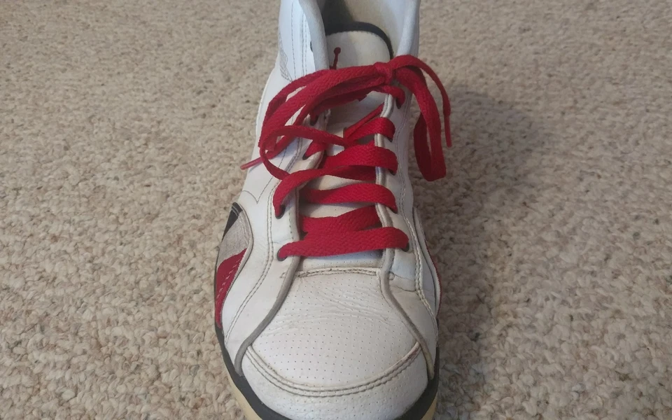 Nike Air Jordan Phly Legend Fly 2008 baloncesto olímpico de Estados Unidos blanco azul rojo DS 9 Foto 4 de 4