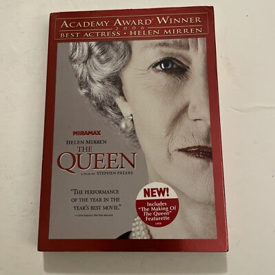 A1 The Queen Starring Helen Mirren in a Historical Drama on DVD New Sealed