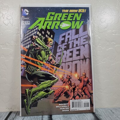 DC Comics Green Arrow #15 2013 The New 52 Modern Comic Book Sleeved Boarded