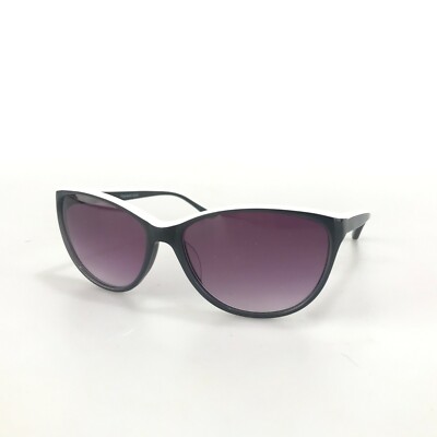 Hegewald Optik Vintage Sunglasses mod. 7556-2 NOS Cat Eye Purple White Shades