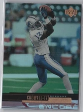 1999 Upper Deck Encore Football Card #60 Germane Crowell
