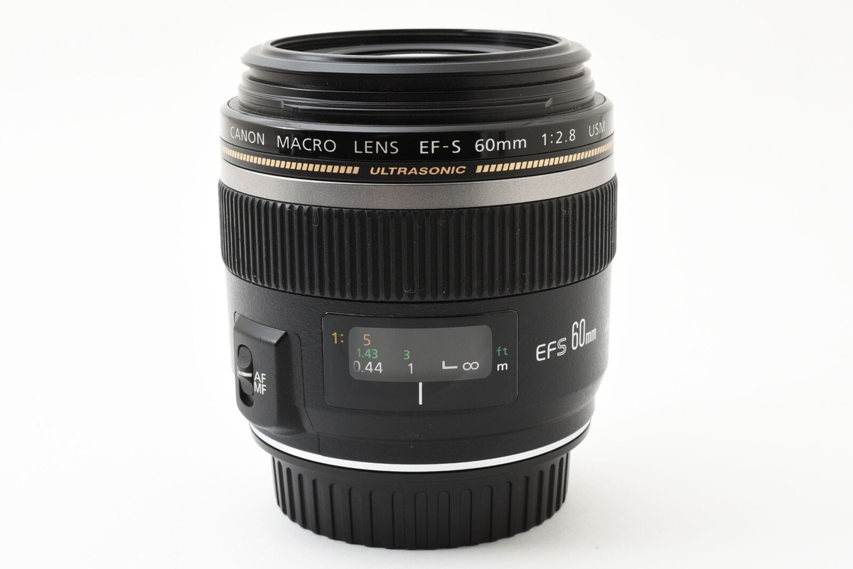 [新品同様]Canon EF-S 60mm f2.8 macro USM Amazon.com : Canon EF-S 60mm f/2.8 Macro USM Fixed Lens for Canon