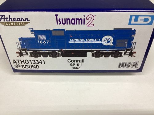 Athearn Genesis G13341 HO scale “Conrail” GP15T with DCC & SOUND Rd. 1667 - Picture 2 of 2