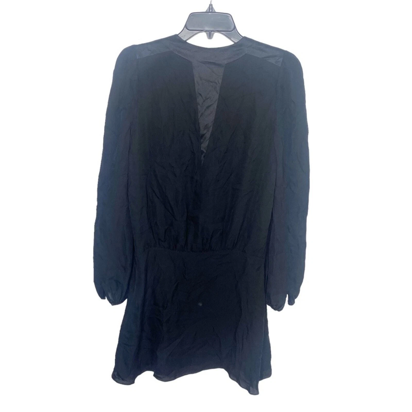 Abito nero Alexander Wang seta taglia 4 ottime condizioni manca un bottone