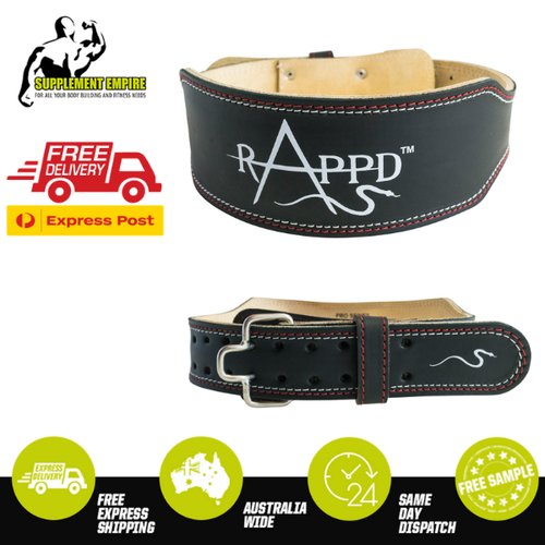 RAPPD Weight Lifting Belt 4″ Pro 