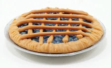 Miniature Dollhouse Blueberry Pie 1:12 Scale New