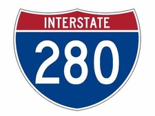 Interstate 280 Sticker R2093 Highway Sign Road Sign