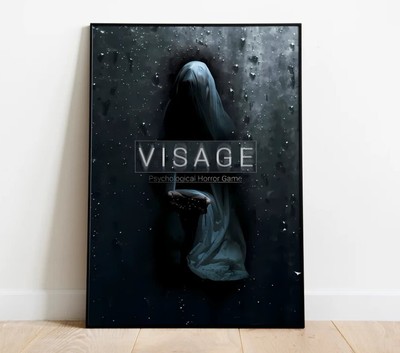 Visage Poster Print | Gaming Poster | Room Decor | Wall Decor | Gaming Decor