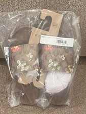 Coach Uli Sport Slide Sandal Signature Canvas Floral Print Women's Size 8, CR811