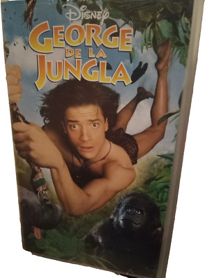 George de la jungla VHS Disney pelicula