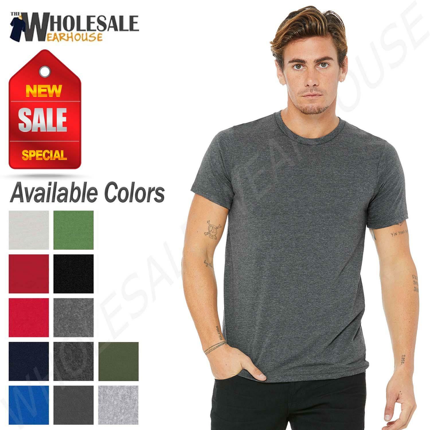 Bella Canvas T-Shirts Unisex Made In The USA Short Sleeve Jersey T ...