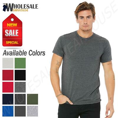 Bella Canvas T-Shirts Unisex Made In The USA Short Sleeve Jersey T ...