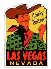Vintage Las Vegas Nevada Sticker Decal A779 Vintage Las Vegas Nevada Sticker Decal A779