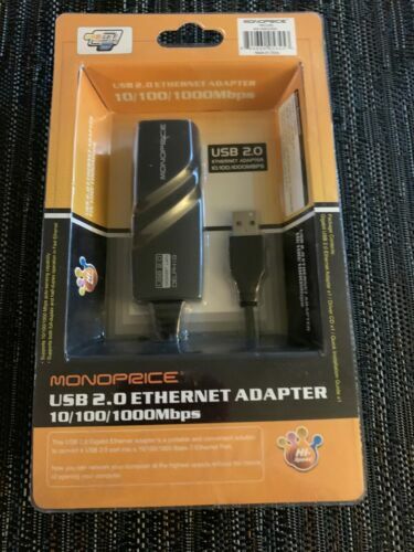 Monoprice Sealed USB 2.0 Gigabit Ethernet Network Adapter