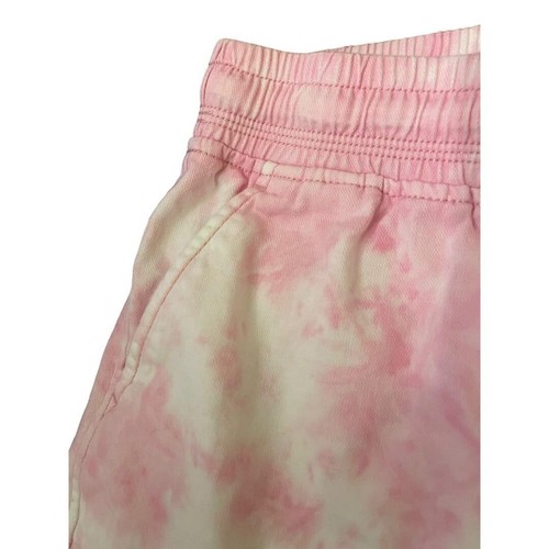 XXL (14-16) Gap Kids Elastic Waist Drawstring Girls Shorts Pink White - Picture 5 of 13