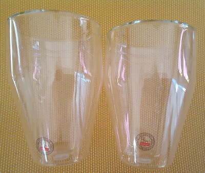 Bodum Double Wall glasses for hot or cold drinks set of 6 (6 x 12 Ounce)