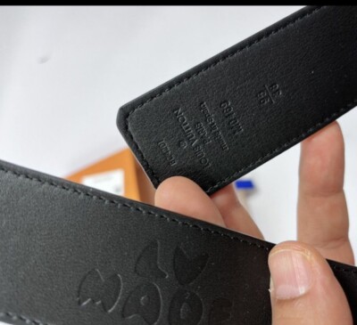 ルイヴィトン Louis Vuitton X Nigo Pyramide Stripes 40mm Reversible Belt M0469s