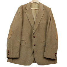 Vintage Tailored Classics Levi Strauss Mens Size 42L Corduroy Blazer Jacket Tan