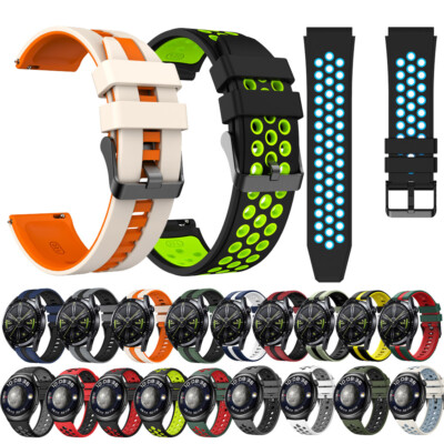 Silikon Ersatzband Armband Für Huawei Watch GT 3 GT 2 2e 46mm GT Runner Active 