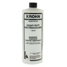 Krohn Heavy Duty Electrocleaner Plating Cleaning Solution One Quart Ready To Use