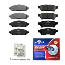 Front & Rear Ceramic Disc Brake Pads for 2005 - 2012 Nissan Pathfinder V6 4.0L