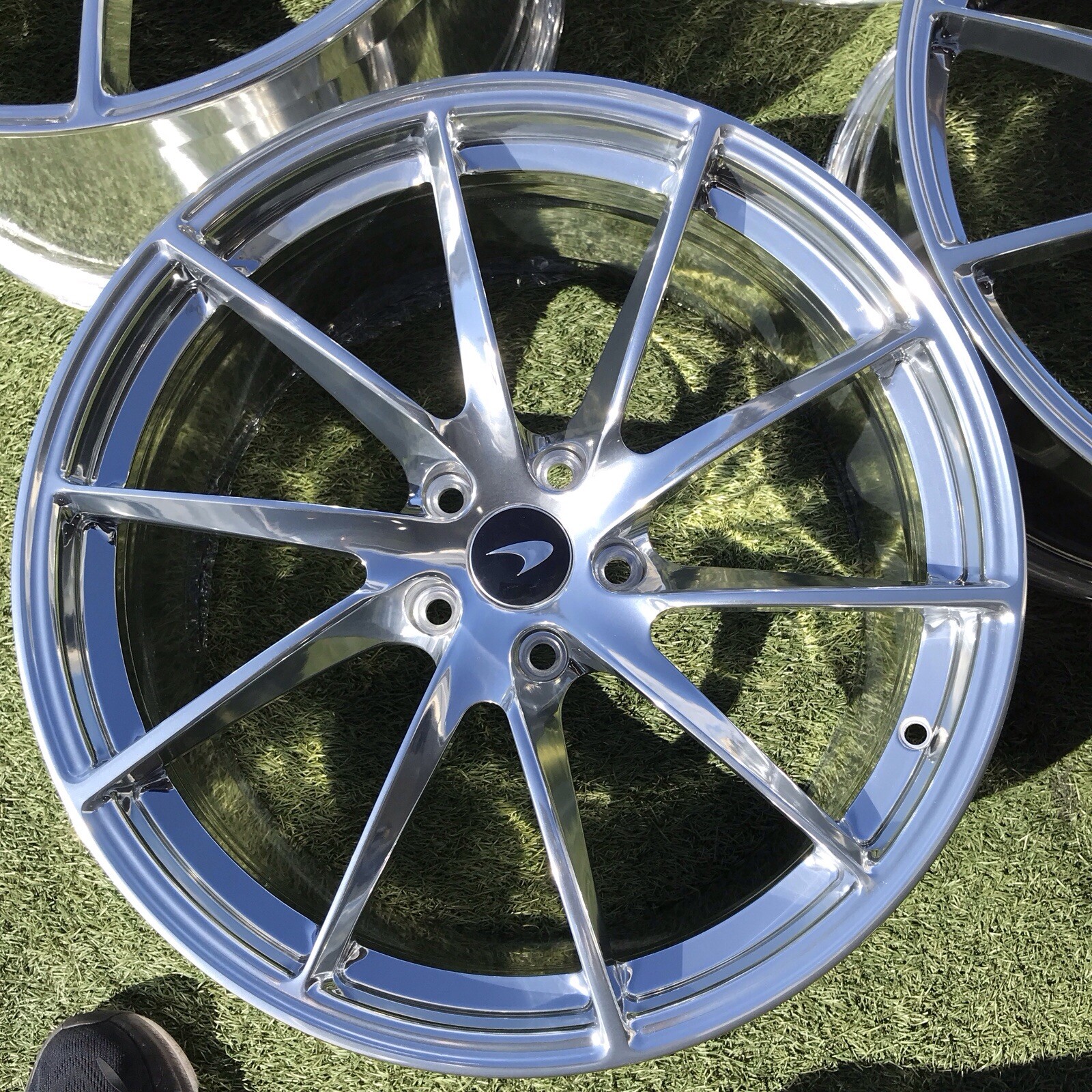 19 20 MCLAREN 720S RIMS STOCK ORIGINAL RIMS OEM 14B0405CP CERAMIC COATED 720 S