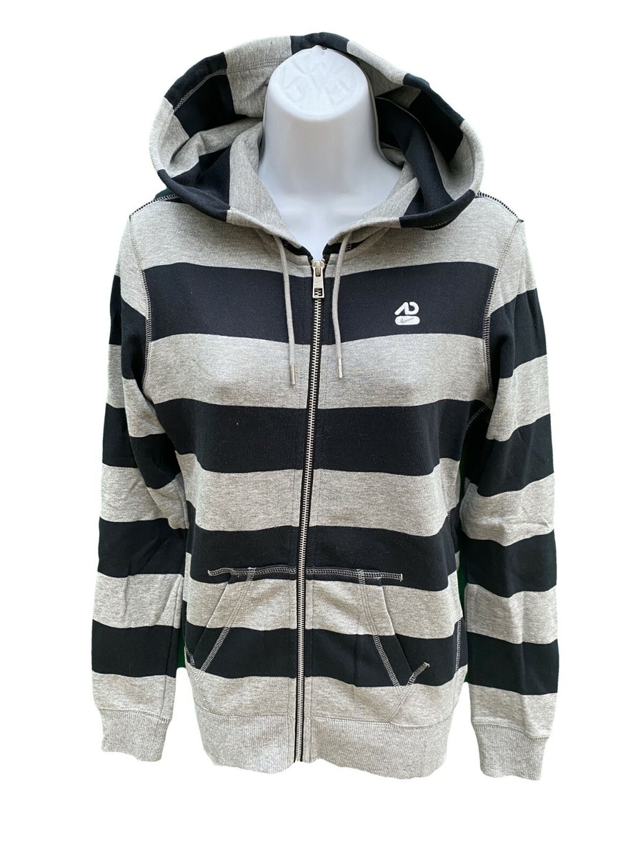 nike striped hoodie