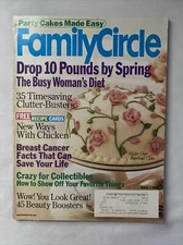 2000 March 7 Family Circle Magazine, Drop 10 Pounds By Spring (MH563)
