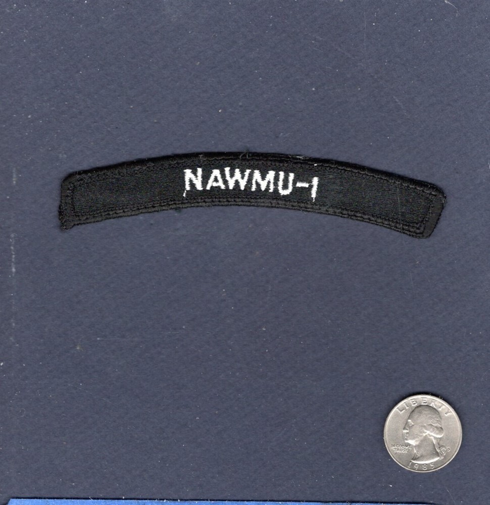 NAWMU-1 Naval Airborne Weapons Mobile Unit 1 Navy Uniform Shoulder ...