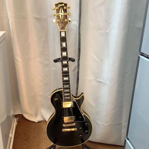 Electric Guitar Gibson Custom Shop Les Paul 1957 Type Black Reissue 1993